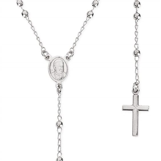 Collar Amen Rosari in Plata CRO3OB - CRO3OB